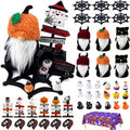 Halloween Party Decorations 43pcs Table Centerpieces Set with Plush & Wood Accents