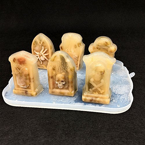 Halloween Tombstone Silicone Mold for Chocolate Candy Ice Cubes & Crafts