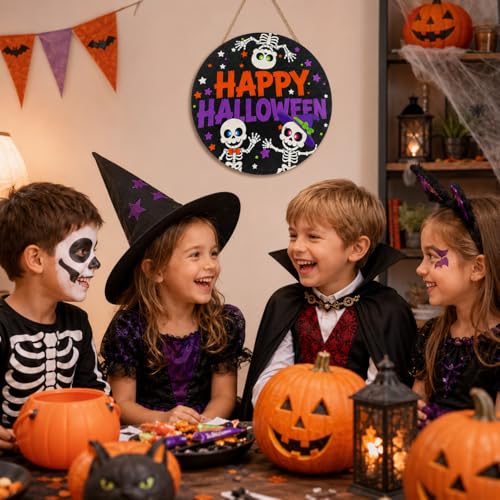 Halloween Door Decorations - Black Cutout Halloween Decor for Door - Festive & Fun