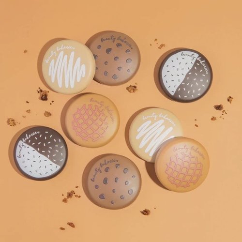 Beauty Bakerie Reusable False Eyelashes with Compact + Mirror, Natural & Wispy False Eye Lashes Pack, Makeup Essentials, Fake Strip Lashes for Natural Look, Anything for the Cookies