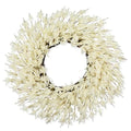 Fall White 26 Inch Realistic Autumn Wreath for Front Door Outside - Halloween Decor