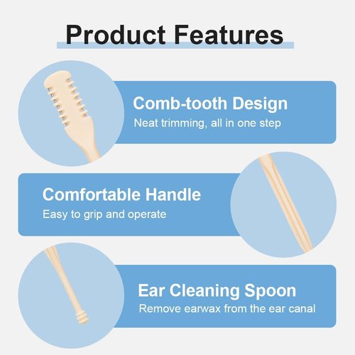 Eadwe 2-In-1 Nasal Hair Cutter - 360° Rotating Nose Hair Trimmer & Grooming Kit | Portable & Safe Design (Dark Green)