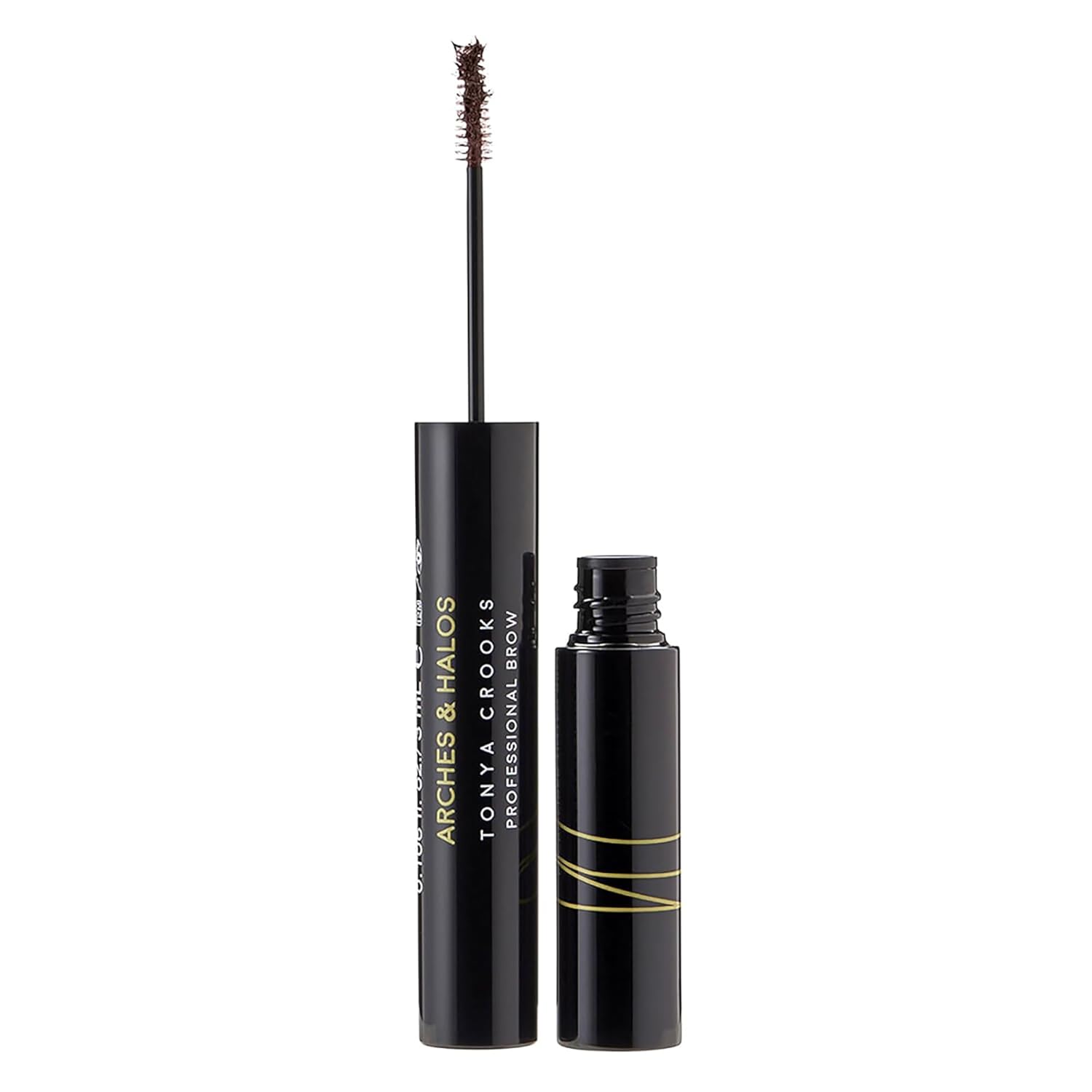 Arches and Halos Microfiber Tinted Brow Mousse - Water-Resistant Eyebrow Shaper - Vegan Auburn - 0.11 oz