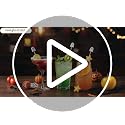 White Ghost Bamboo Cocktail Picks - 100 Pcs Halloween Party Appetizers