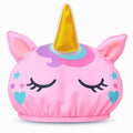 Cute Shower Cap for Kids, Kids Shower Cap for Girls, Cute Waterproof Kid Hat for Girl, Reusable - Unicorn Design