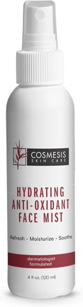 Cosmesis Hydrating Anti-Oxidant Face Mist - Refresh & Soothe Dry Skin with Tea Blend & Vitamins A/D - 4 Fl Oz