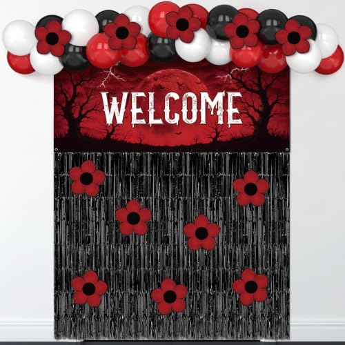 Halloween Forest Welcome Banner and Horror Party Decorations Set