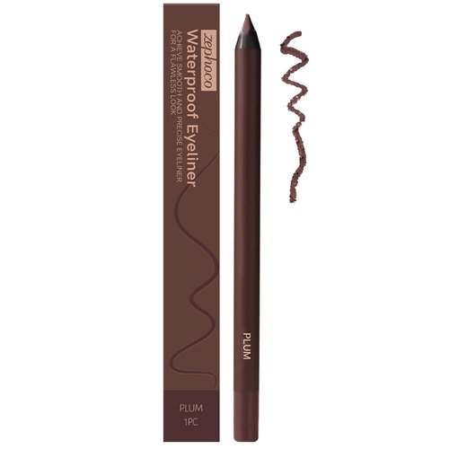 Met Gel Eyeliner - Longwear Multi-Use Pencil in Rich Plum | Transfer-Proof & High Performance