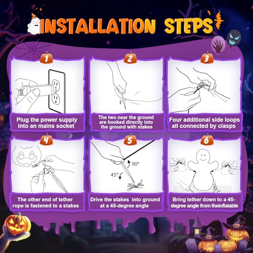 11FT Halloween Inflatable Dragon with LED Lights - Outdoor Yard Decor