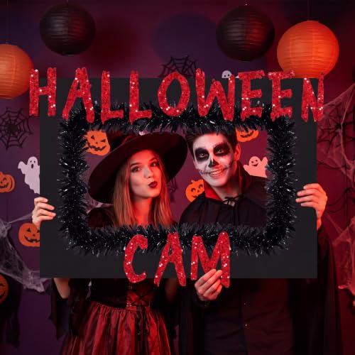 Halloween Photo Booth Frame Trick or Treat Selfie Prop Large Cardboard Decoration - Halloween Variation