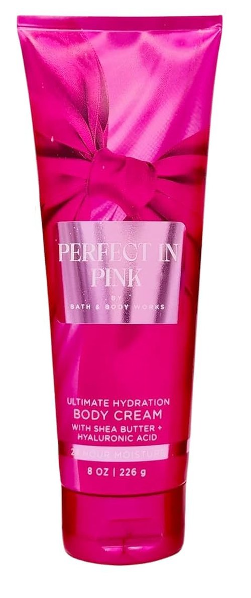 Bath & Body Works Ultimate Hydration Body Cream For Women 8 Fl Oz (8 Fl Oz (Pack of 1), Perfect In Pink)