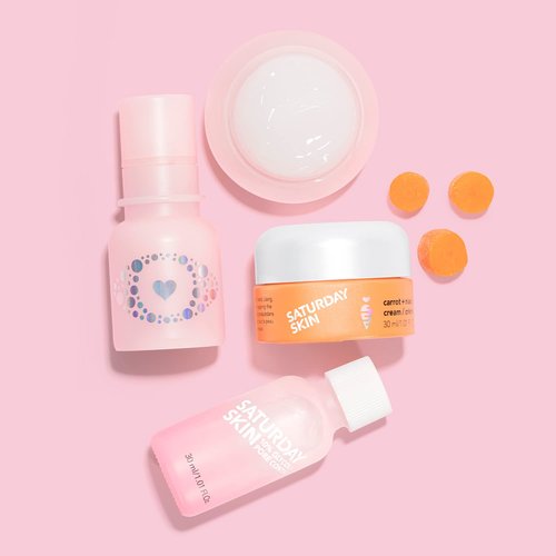 Saturday Skin Face Moisturizer Water Cream Mini Size, Vegan Natural Facial Moisturizer Oil-free Gel Cream From Alaska Glacier Water Day & Night Cream Hydrating and Reduce Wrinkles(1.01 Fl Oz (30ml))