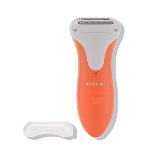 Kokoline Women's Electric Shaver & Trimmer,Wet Dry Painless Razor for Legs,Bikini, Underarms, Hypoallergenic Foil Shaver with Bikini Trimmer,Cordless Waterproof for Shower Travel Gift,coral/bg7y