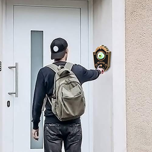 Animated Haunted Eye Doorbell with Spooky Sounds - Halloween Decor
