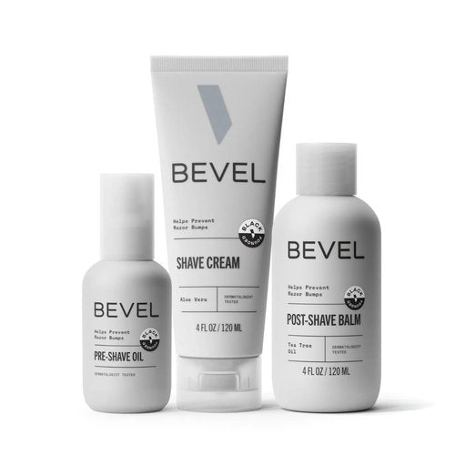 Bevel Shaving Kit for Men - Pre Shave Oil, Shaving Cream & After Shave Balm for Smooth Skin