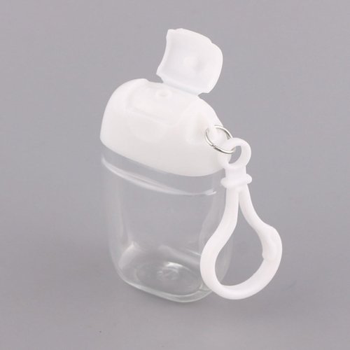36 Pcs Flip Cap Bottle with Hook Refillable Travel Bottles Multi-function Empty Bottles Empty Hand Bottles Practical Small Bottles Leakproof Travel Bottles Keychain Hand Dispenser
