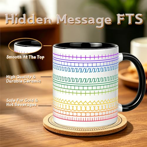Funny F This S Mug - Black 11oz Hidden Message Coffee Cup