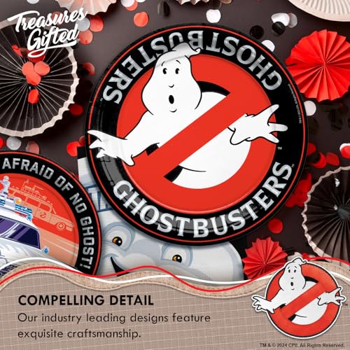 Ghostbusters Party Dinnerware Set - Serves 24 Guests, Plates & Napkins, Officially Licensed