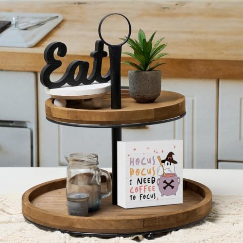 Halloween Coffee Sign Hocus Pocus Decor Funny Coffee Bar Decorations - Halloween 2