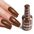 Beetles Pro Dark Brown Gel Polish - Shady Intentions 20ml Nail Art