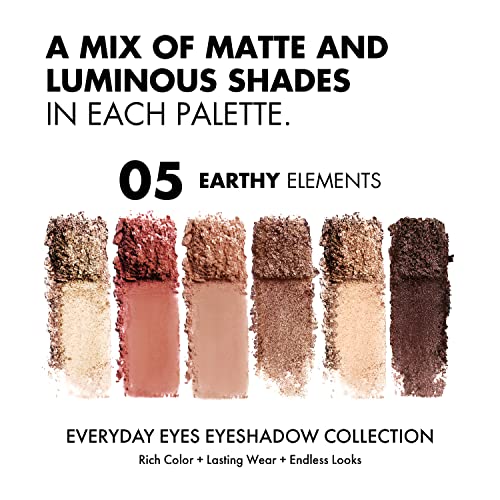 Milani Earthy Elements Eyeshadow Palette - Cruelty-Free Matte & Metallic Colors