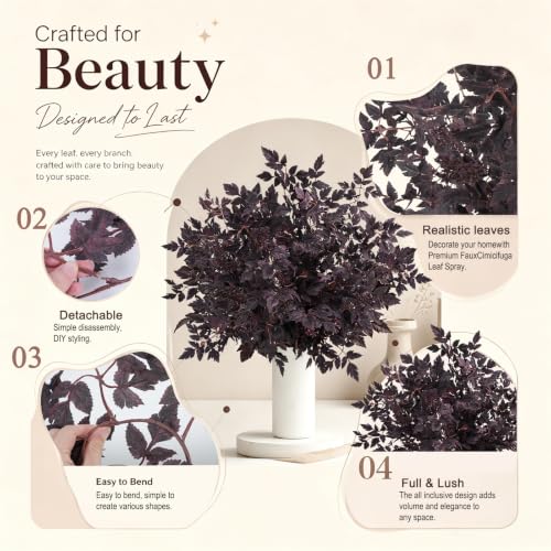 32in Fall Artificial Stems Branches for Vases - Set of 10 - Autumn Decor