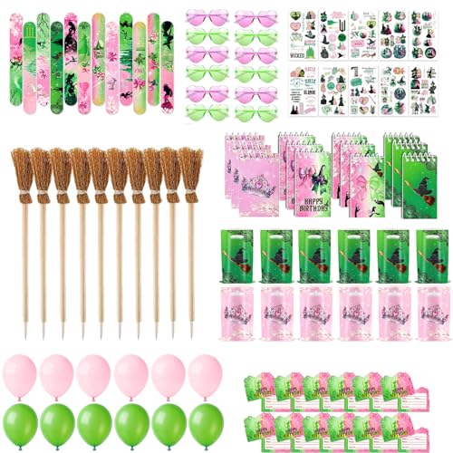 Wicked Party Favors Set 01 - Wizard-Themed Birthday Decor & Goodie Bag Supplies