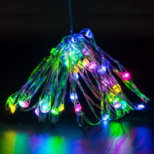 RGB Fairy String Lights 16.4ft 200 LEDs WS2812B IC Color Changing 4 Pack