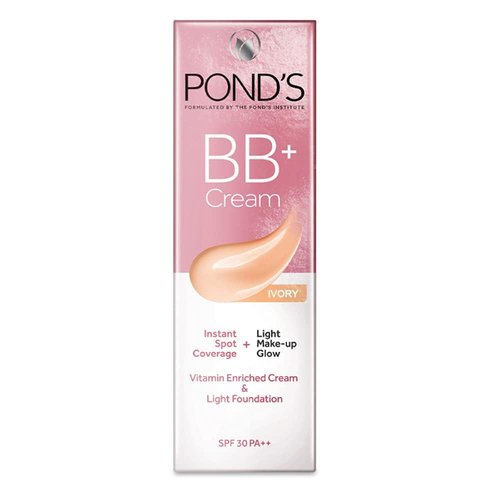 POND'S BB+ Cream - Lightweight Ivory Foundation for Flawless Skin | 18g