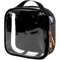 FFpaw Small Clear Makeup Bag, Nylon Mini Cosmetic Bag Small Makeup Bag for Purse TSA Approved Travel Toiletry Bags with Zipper Cute Organizer Car Organizer Bag for Women Girls