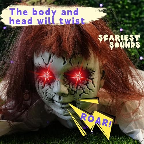Zombie Groundbreaker Halloween Animatronic Decoration - Scary Outdoor Doll