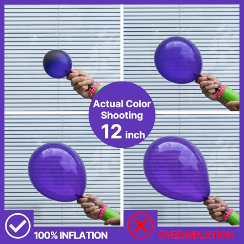 Purple Balloon Arch Kit 142pcs - Different Sizes for Party Decoration - Variation: Purple-3313