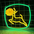 Dimmable Farm Neon Sign with Deer Variation - LED Wall Light for Man Cave Garage & Farmhouse Decor