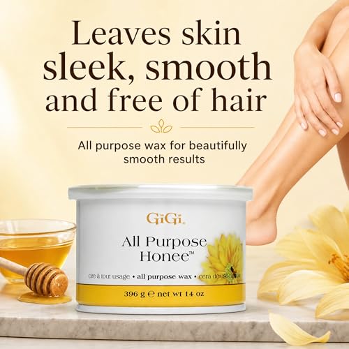 All Purpose Honee Soft Wax for Hair Removal - 14 oz Pack of 2 – Gentle & Effective