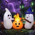 6ft Halloween Inflatable Ghost with Marshmallow Roasting - Outdoor Yard Decoration