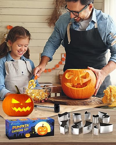 Halloween Pumpkin Carving Kit with Stencils & Tools - Variation 11