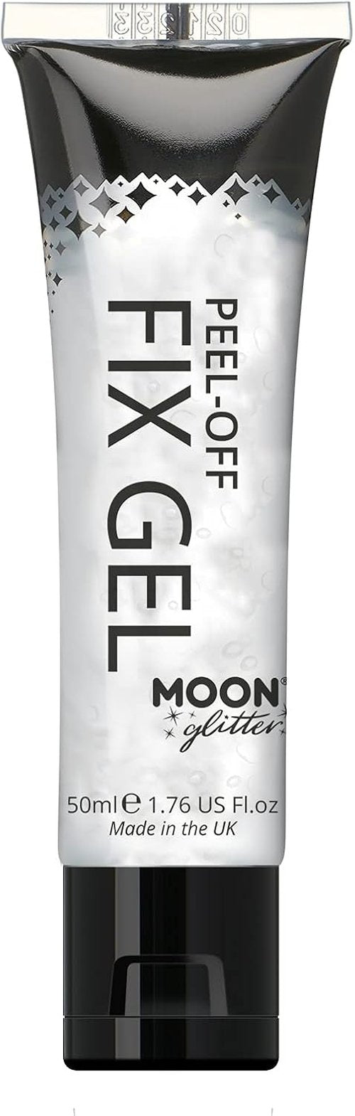 Moon Glitter Peel Off Glitter Fix Gel - 50ml Cosmetic Adhesive Primer for Face & Body, All Glitter Types
