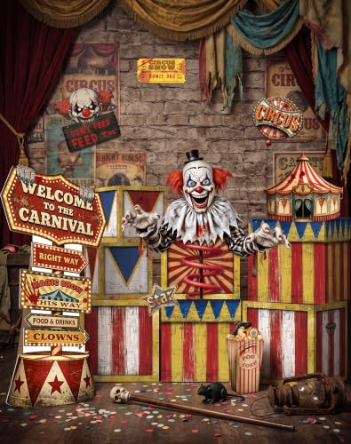 Halloween Creepy Carnival Decorations Set for Parties and Events
