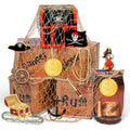 Pirate Party Decorations Set with Treasure Boxes Net and Jewelry Props