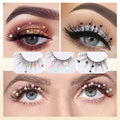 Colorful Sequin False Eyelashes - Dramatic Festival & Holiday Style, Reusable 7D Fluffy Curl