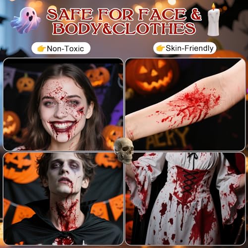 Fake Blood Spray - Light Edition, 60ML Realistic Halloween & Cosplay SFX Makeup