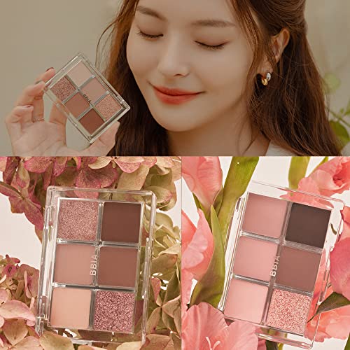 BBIA Ready To Wear Eye Palette 01 Nude Blush - Blendable Shimmer & Matte Shades for Daily Makeup