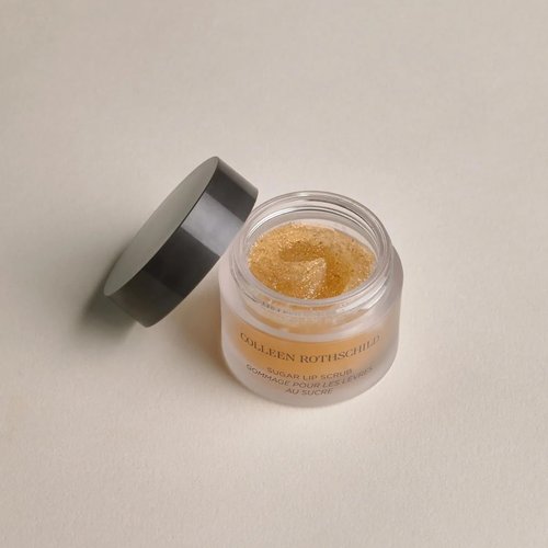 COLLEEN ROTHSCHILD Sugar Lip Scrub | Brown Sugar | Gently Exfoliates Dry Lips | Improves Texture | Nourishes & Protects (0.5 fl oz)