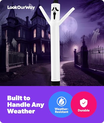 Ghost Inflatable Air Dancer Tube Man - 10ft Halloween Outdoor Yard Decoration - Variation of THIS listing