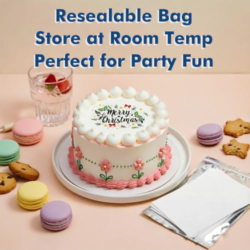 Edible Frosting Sheets 25pcs A4 Food-Grade Cake Decoration Printable
