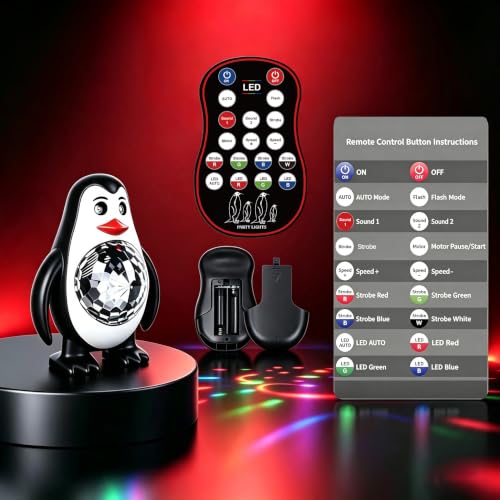 RGB Disco Stage Light with Sound Activation for Parties DJ KTV Xmas Events