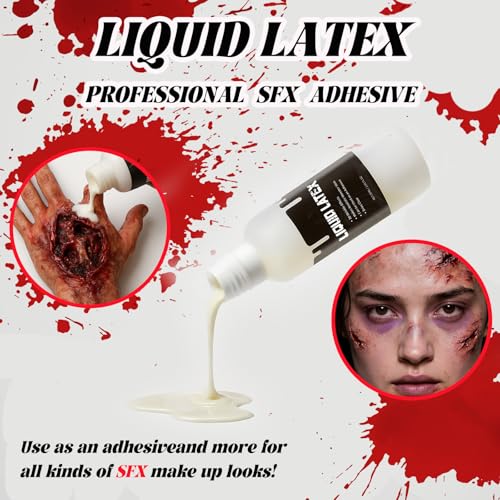 Liquid Latex SFX Makeup 30ml for Halloween and Special Effects Prosthetics