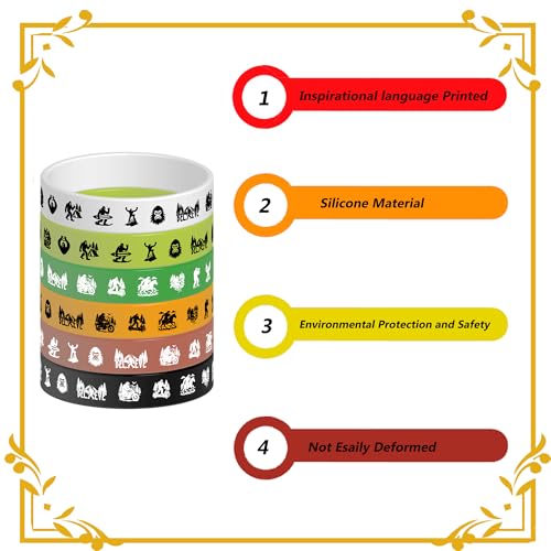 Silicone Sasquatch Wristband Bracelets - Party Favors, 36 Pieces