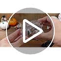 8-Piece Glass Pumpkin Candy Jars with Lids - Halloween Fall Decor Set