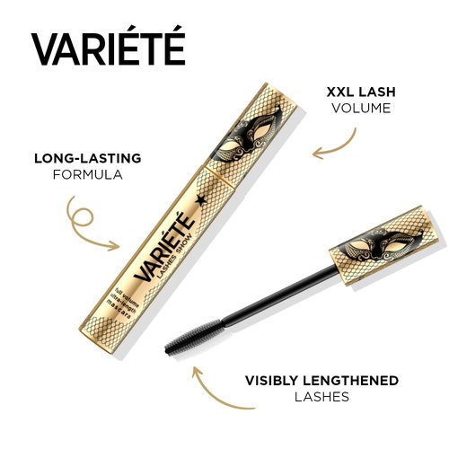 Variete Lashes Mascara - Volumizing Formula for Dramatic Length | 10 ml
